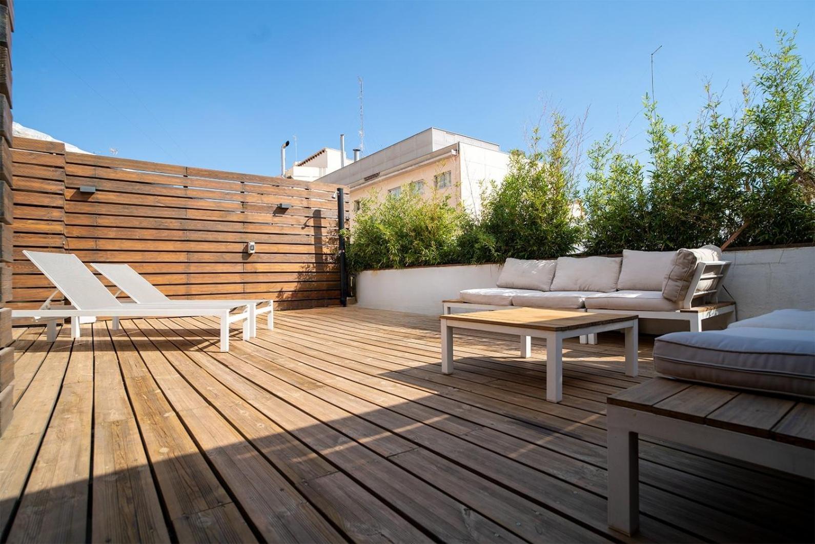 Appartement Atico Con Terraza Y Jacuzzi En El Centro à Valence Chambre photo